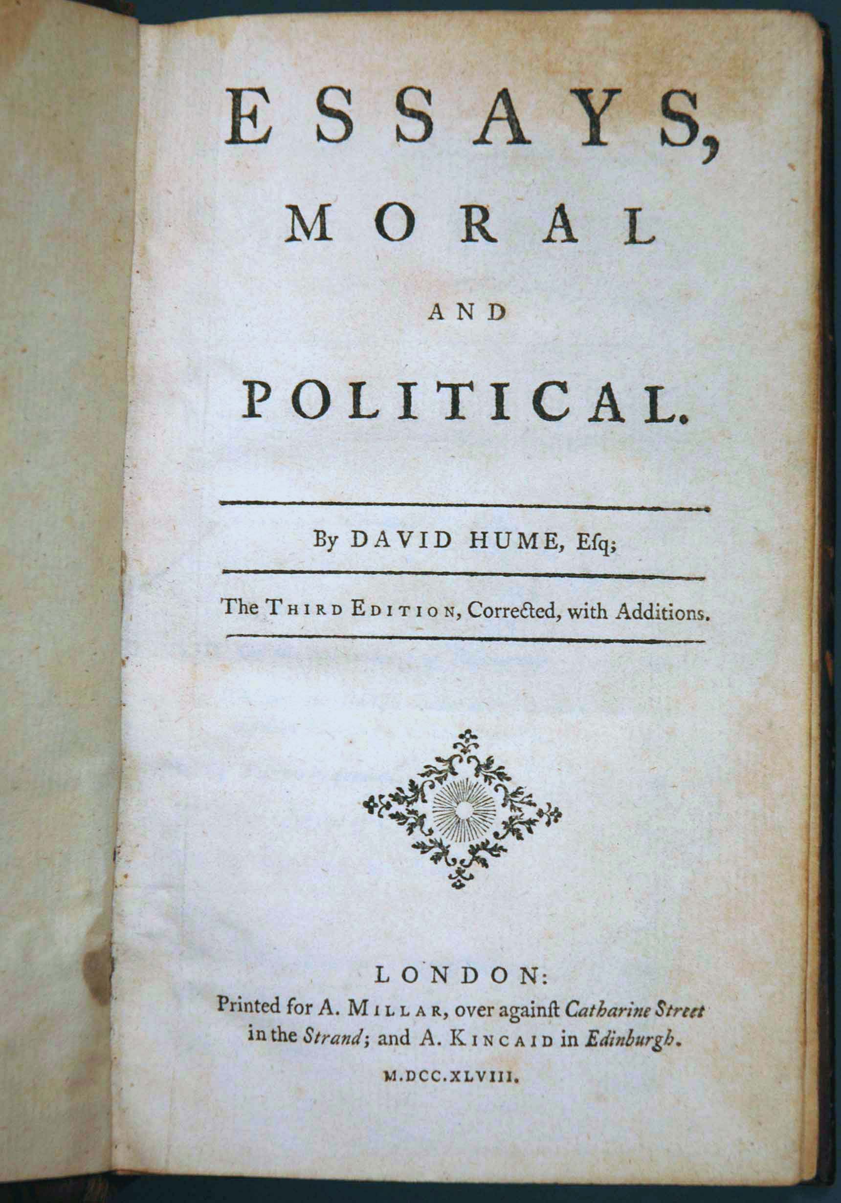Racism David Hume's View , Sample of Essays