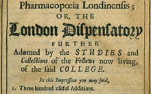 Pharmacopoeia Londinensis. 
