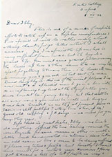 Letter from Jack Lovelock to A. K. Ibbotson, 6 July 1932. University of Otago Amateur Athletics Club Records, 1918-1932. MS 94-092, Hocken Library.