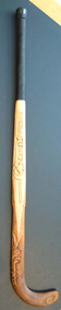 Full view of Brian Turner's tokotoko stick