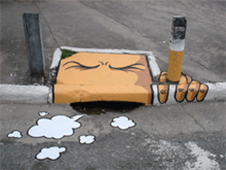 Smokefree forum - street art