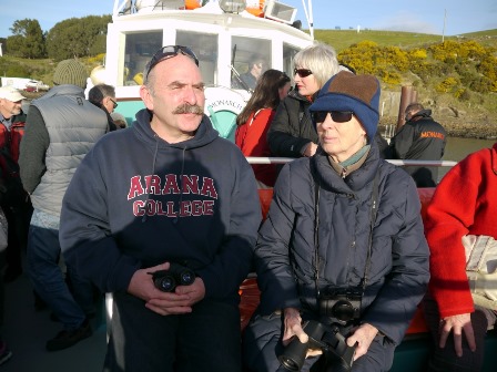 Jamie and Jane Goodall on the Monarch TN