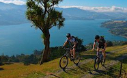 Cyclists on Otago peninsula thumb