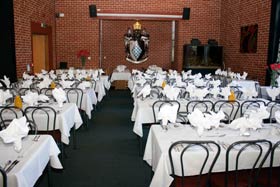 Carrington's Dining Room set out for a Valedictory Dinner 2