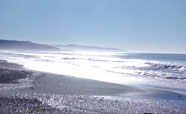 Winter sun on Amberley beach (2017)<br />Photo: Nicky Drake