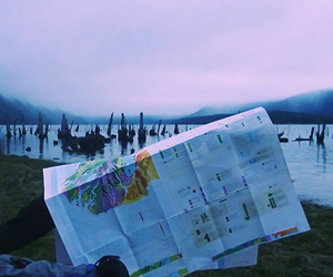 A race against the light during fieldwork on the shores of Lake Monowai, Fiordland National Park.