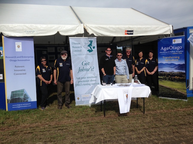 Research and Enterprise, Disease Research Limited and and Ag at Otago staff at Kirwee fieldays 29 - 31 March 2017