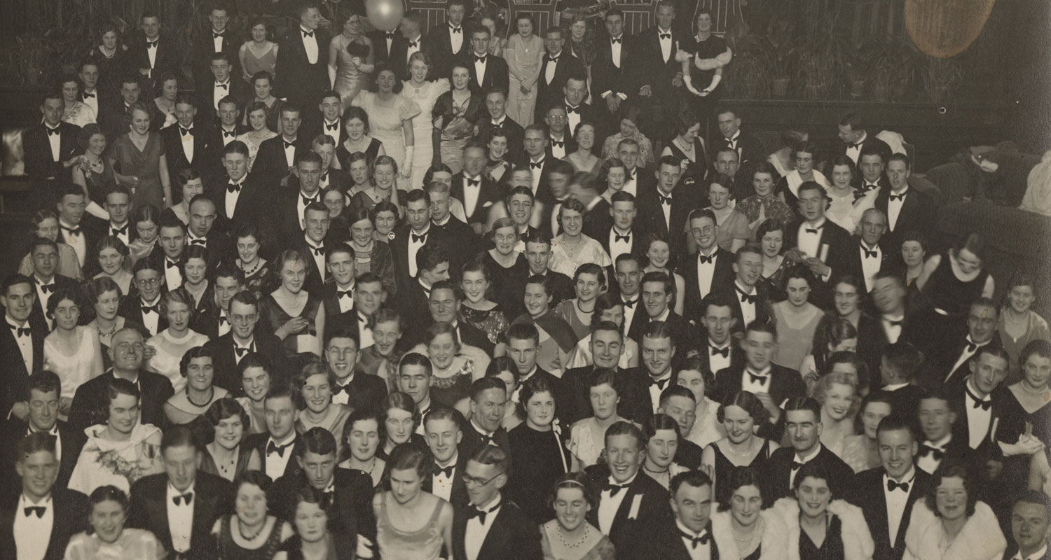 Commerce faculty ball 1933 banner