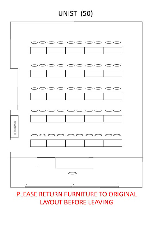 Union Street Lecture Theatre floor layout