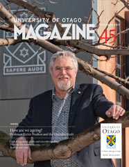 University of Otago Magazine issue 45 cover