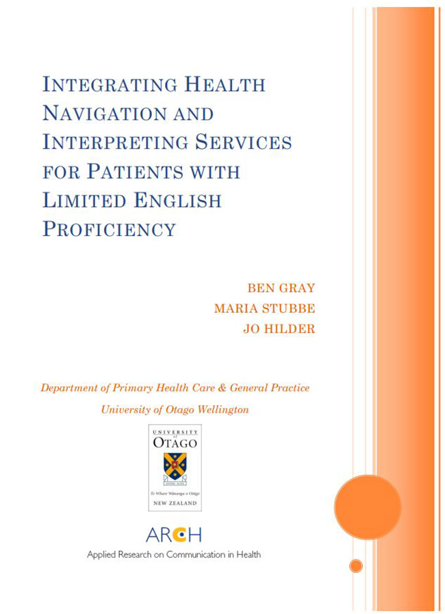 Navigation report cover