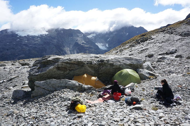Base camp in the Southern Alps image