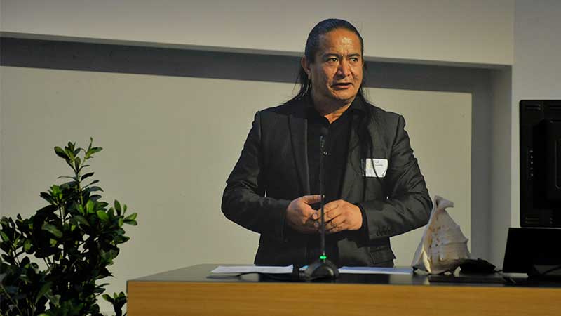 a man speaking