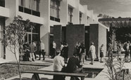Library courtyard 1965