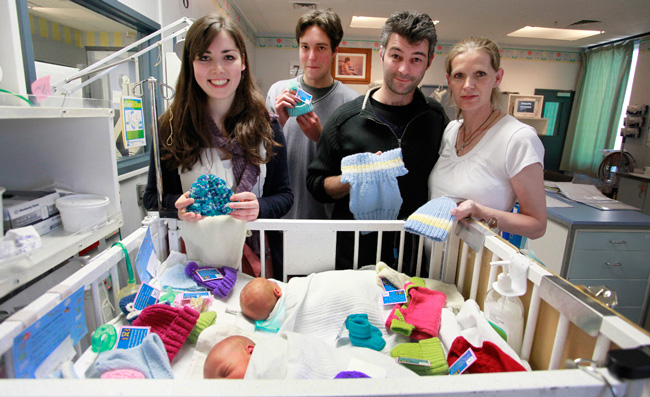 med students gift knitting image