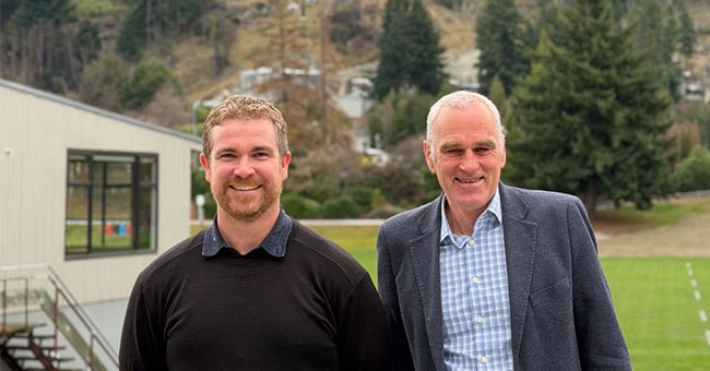 James Mulcahy (left) and Peter Harris, pictured near their Queenstown Lakes District Council offices.