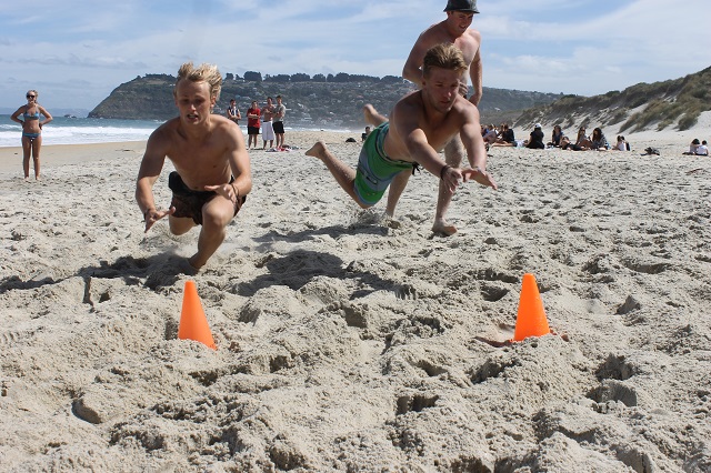 Beach fun day, Orientation Week 2016