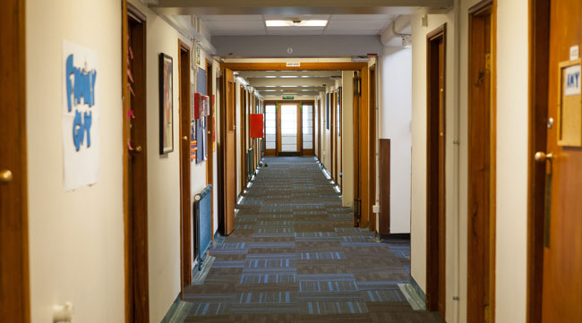 Cumberland college corridor image