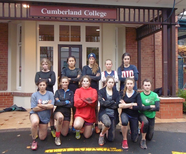 2016 Girls rugby team after first training session