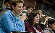 Students in St David lecture theatre thumbnail