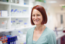 Anitra Carr in the lab