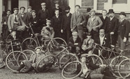 University of Otago Cycling Club, c.1897. Möller Bros photograph, Box-168-001 thumbnail