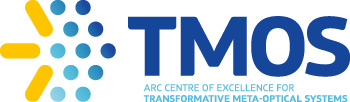 The Australian Research Council Centre of Excellence for Transformative Meta-Optical Systems (TMOS) logo