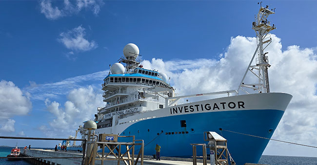 The research vessel, Investigator 