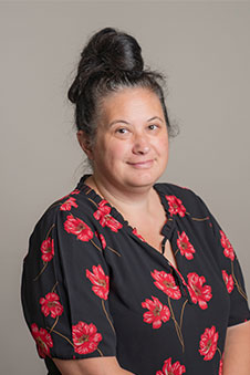 A headshot of Associate Pro-Vice-Chancellor Māori of the Division of Health Sciences, Associate Professor Justine Camp