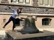 Rachel Tan first to ring bell