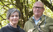 Karen Greig and Richard Walter in a forest thumb