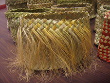kete woven for Sciences by Roka Ngarimu-Cameron