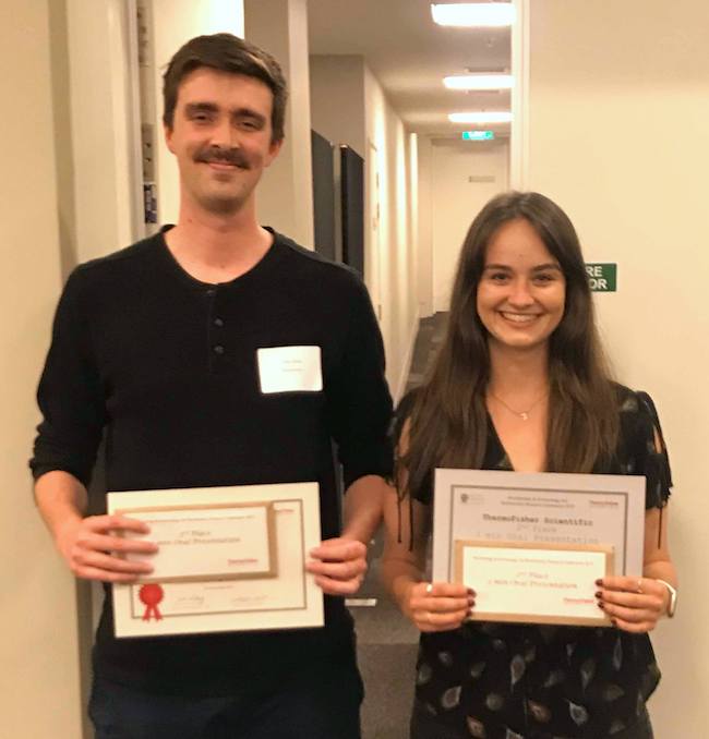 research celebration 2019 Tom Brew and Meg OMalley 650