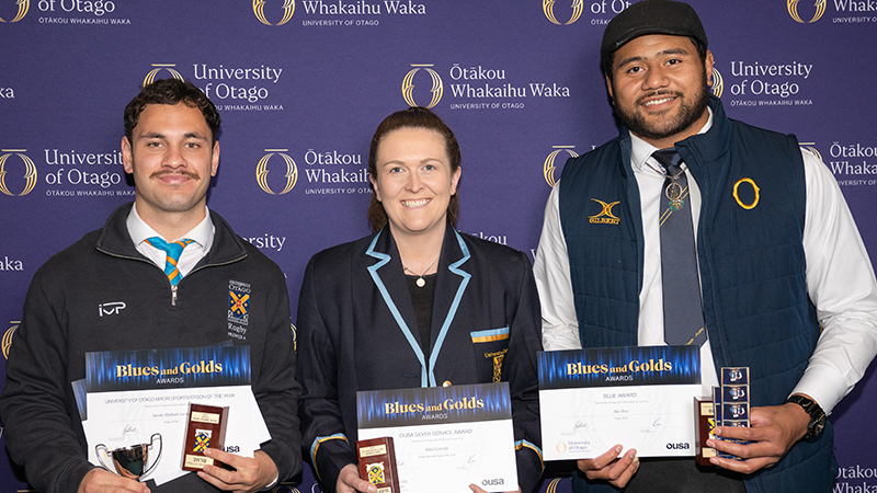 Jacob Waikiri-Jones, Julia Gorinski and Ale Aho.
