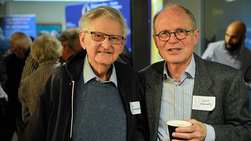 two men standing 