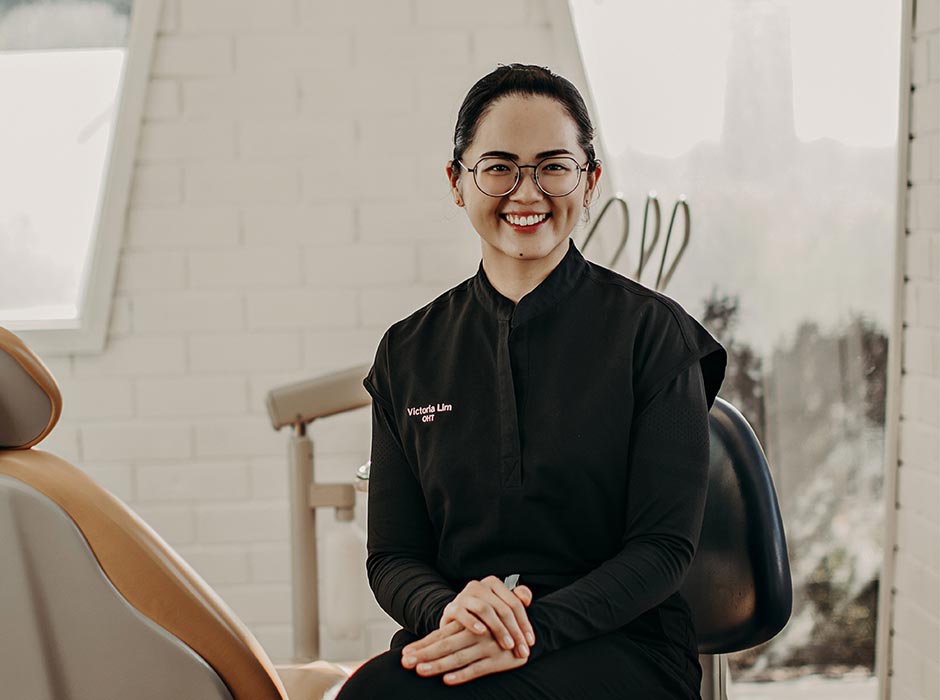 Oral Health Therapist Victoria Lim.