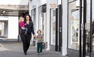 Christina Ergler and children