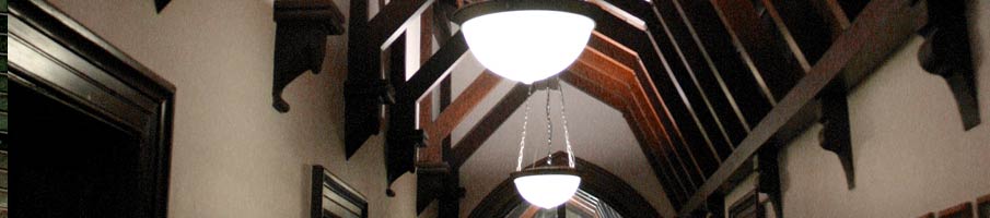 Inside Clocktower building corridor