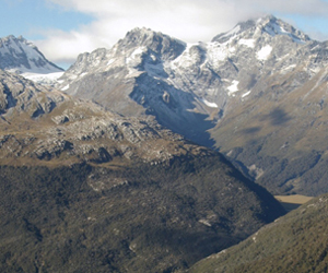 Sunset on the Otago Schist within the Olivine Range.