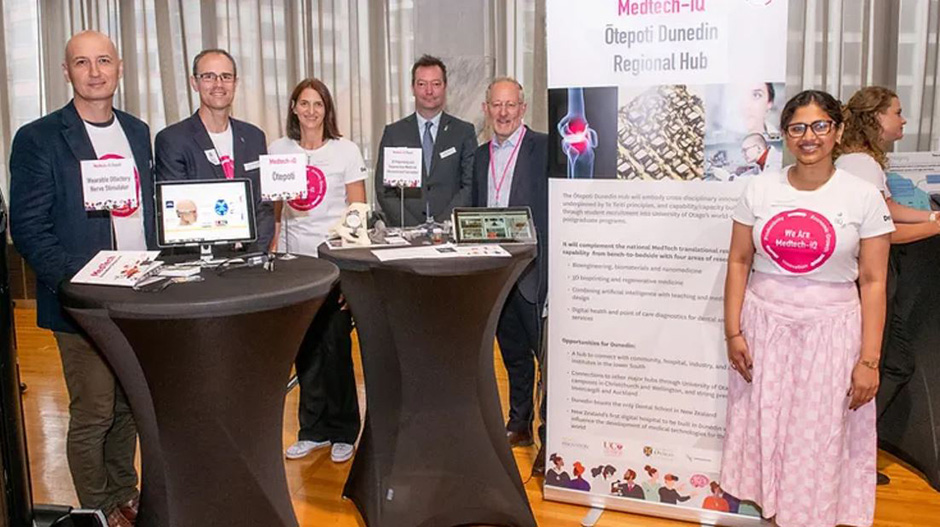 Otago staff at MedTech Innovation Showcase 2023 image