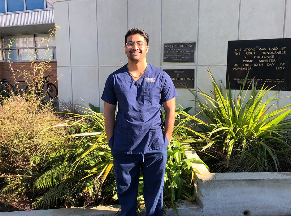 Third-year dental student Josiah Metekingi has been named the 2025 recipient of the John M Stewart Scholarship.