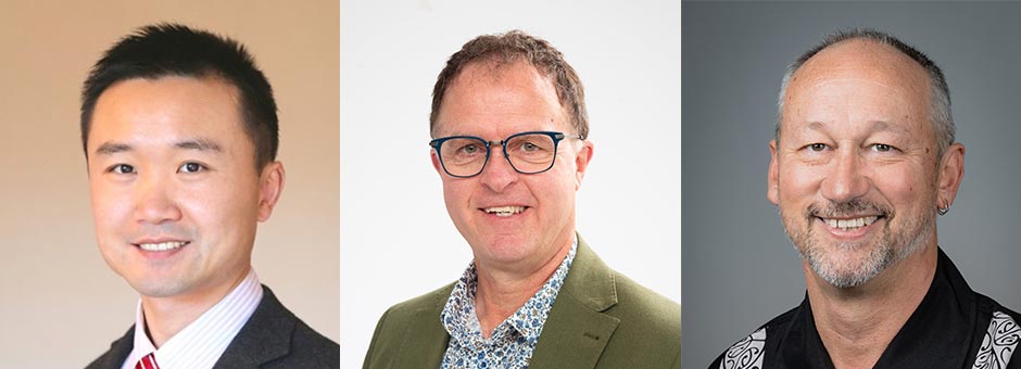 From left: Peter Mei, Phil Bird and Phillip Wilcox