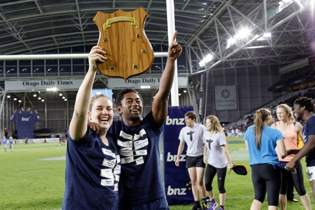 2015 College Games winners - Claudia Hobbs and Poasa Cama