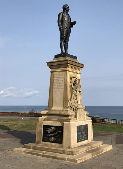 Cook Whitby Statue