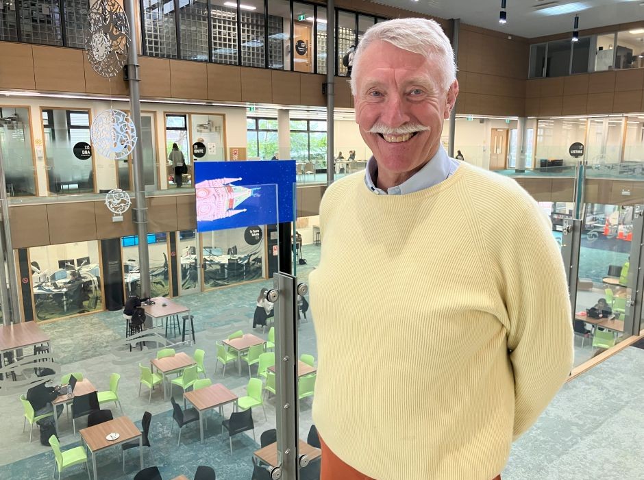 Recent Executive in Residence, Otago Economics alumnus Craig Stobo, during his week at the Otago Business School 