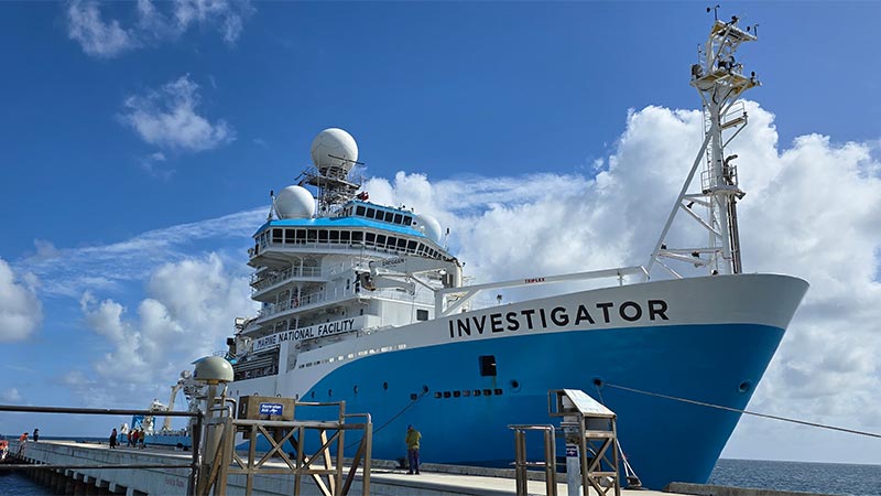 A research vessel