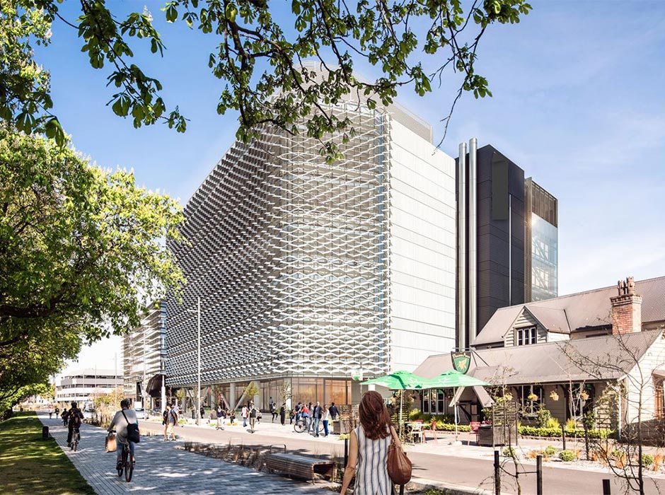 The exterior of the new Wai-ora building.