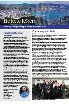 The front page of the Wellington winter 2026 newsletter