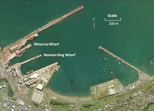 Tide gauge location