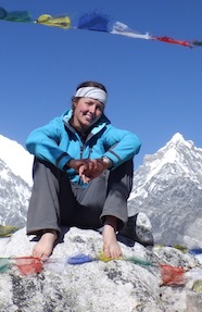 Bryony Telford in the Himalayas